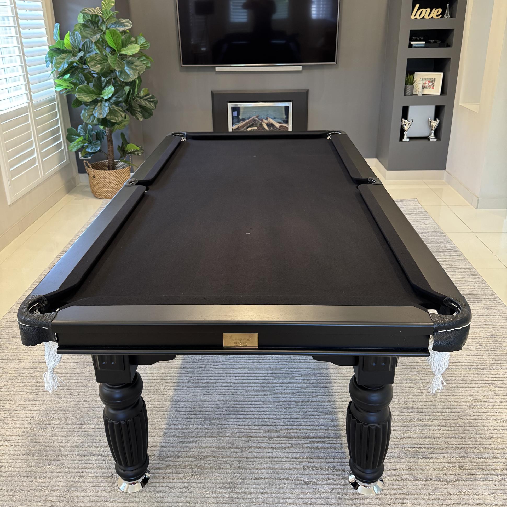 Buy a Classic 8ft Slate Pool Table | Walnut Frame & Green Felt – A Man ...