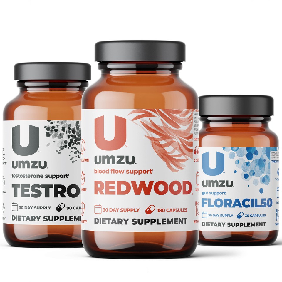 three bottles of the Redwood supplement