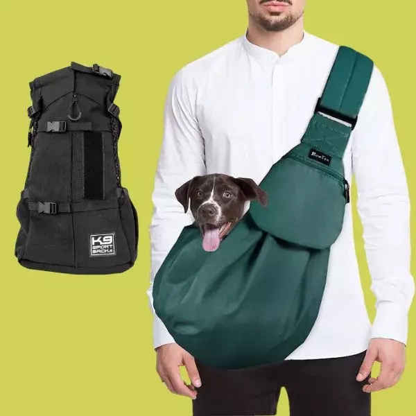 dog backpack or sling carrier