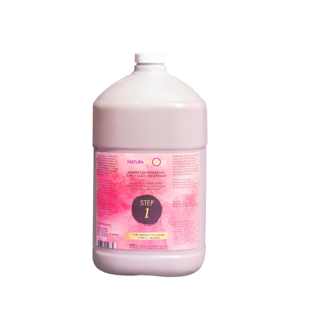 Gallon Step 1 - Moroccan Rhassoul 5-in-1 Clay Treatment