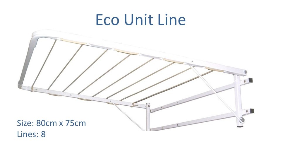 60cm wide clothesline eco unit line