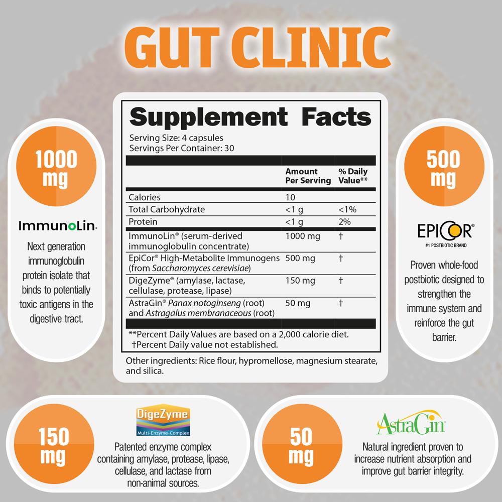 Gut Clinic Supplement Facts
