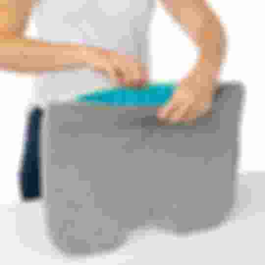 Car Seat Cushion ComfiLumba Enhanced Gel & Memory Foam Wedge Easy Posture Brands