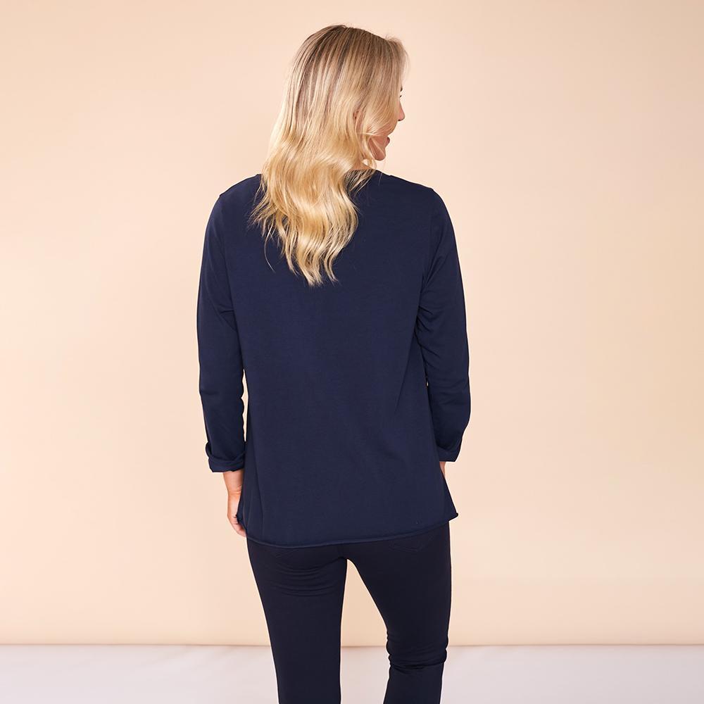 Daisy Top (Navy)
