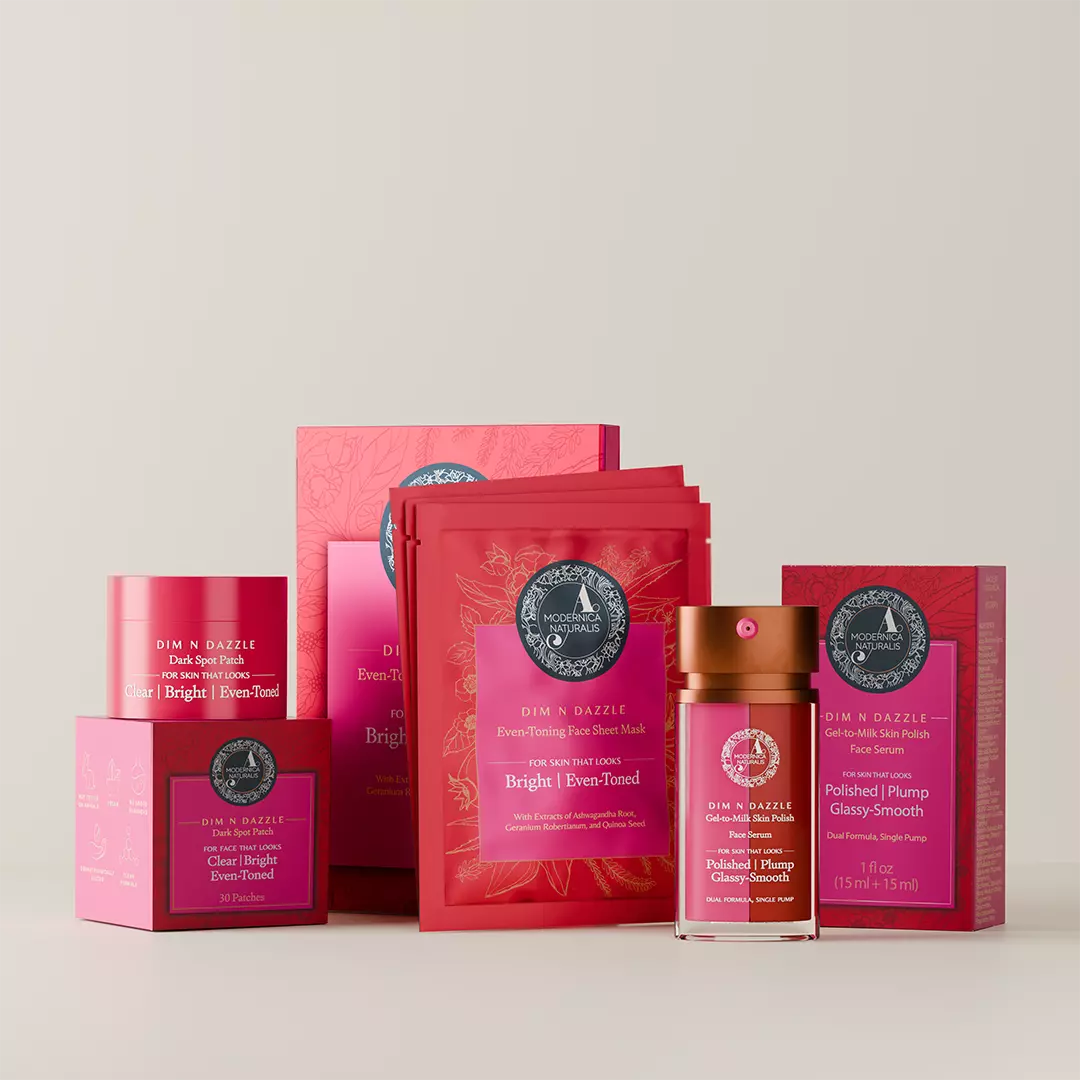 Dim N Dazzle Complete Even-Tone & Glow Trio with packaging box