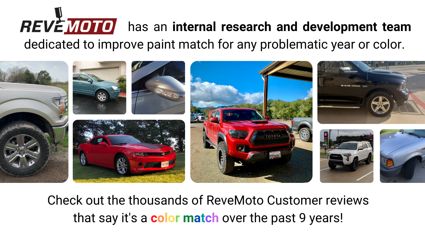 Automotive Touch-Up Paint - ReveMoto