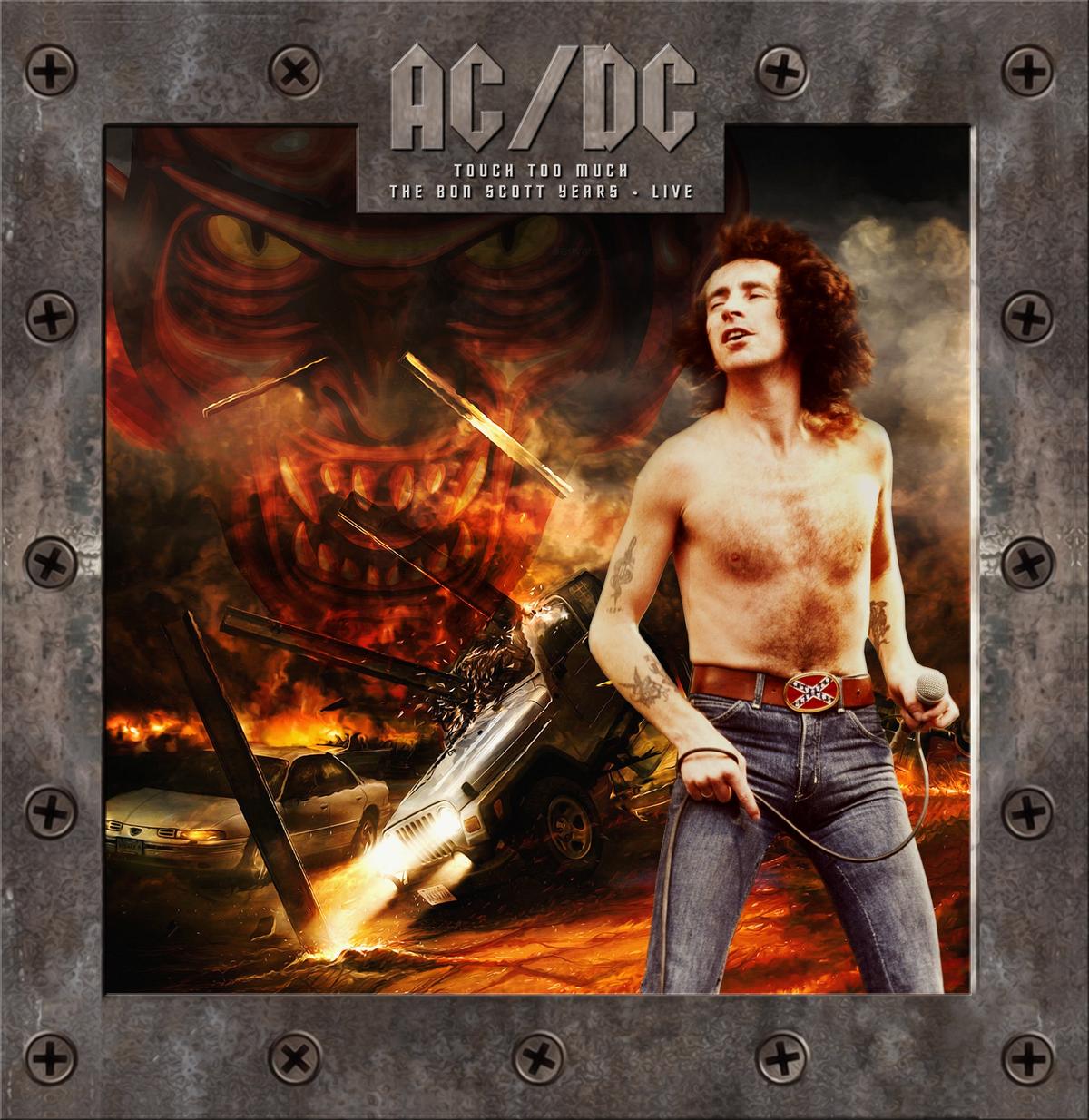 AC/DC Touch Too Much – The Bon Scott Years Live Limited Edition Red Vi