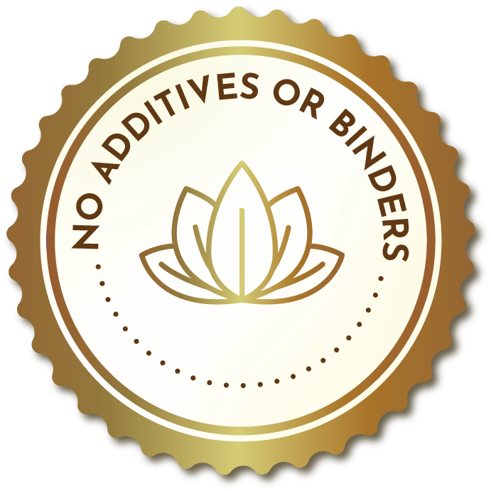 no additives or binders