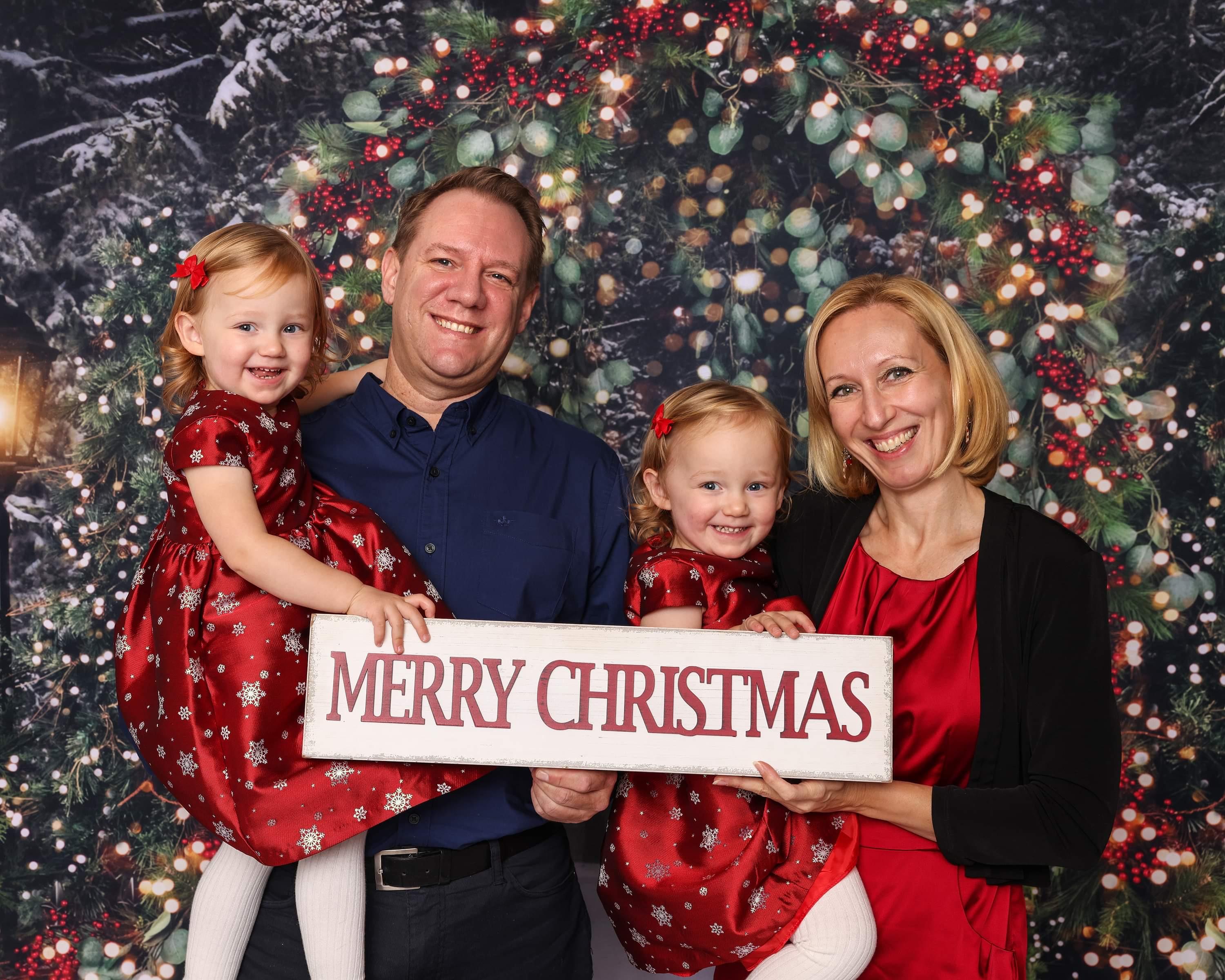 Josh Gasteiger with his sweet family