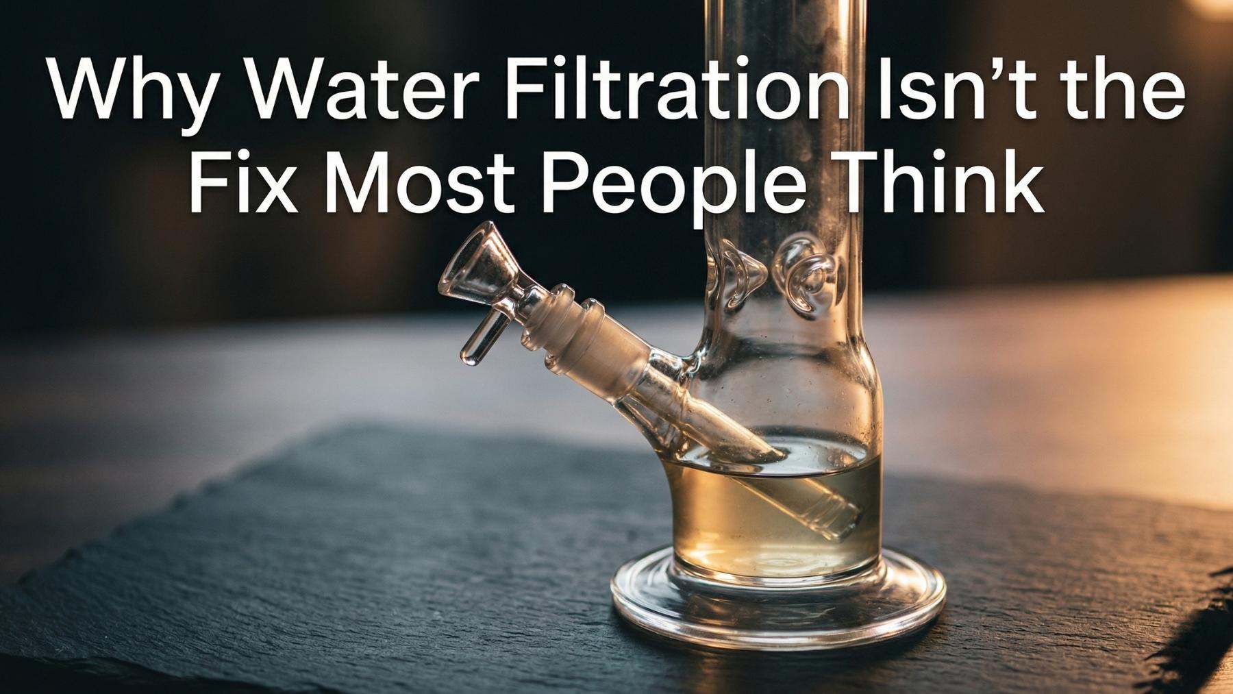 Why Water Filtration Isn't the Fix Most People Think