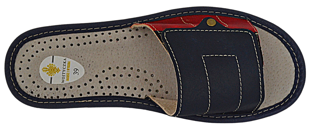 Larissa - House leather slippers for women - Reindeer Leather