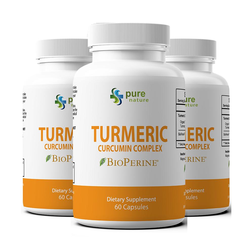 Purenature Turmeric Curcumin Rated With Bioperine