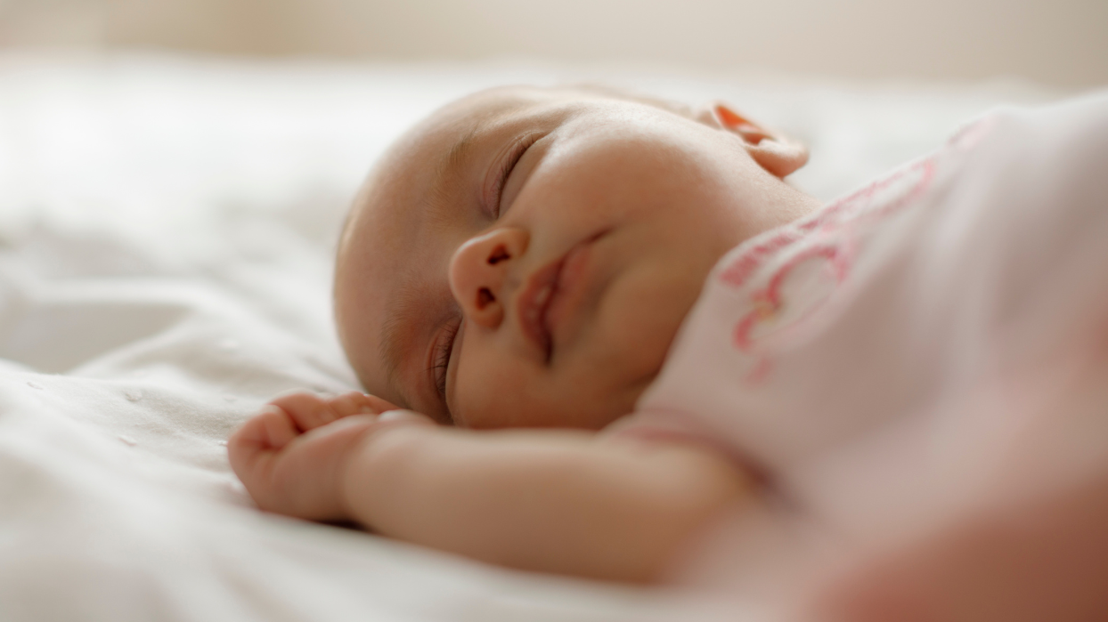 Baby sleeping peacefully