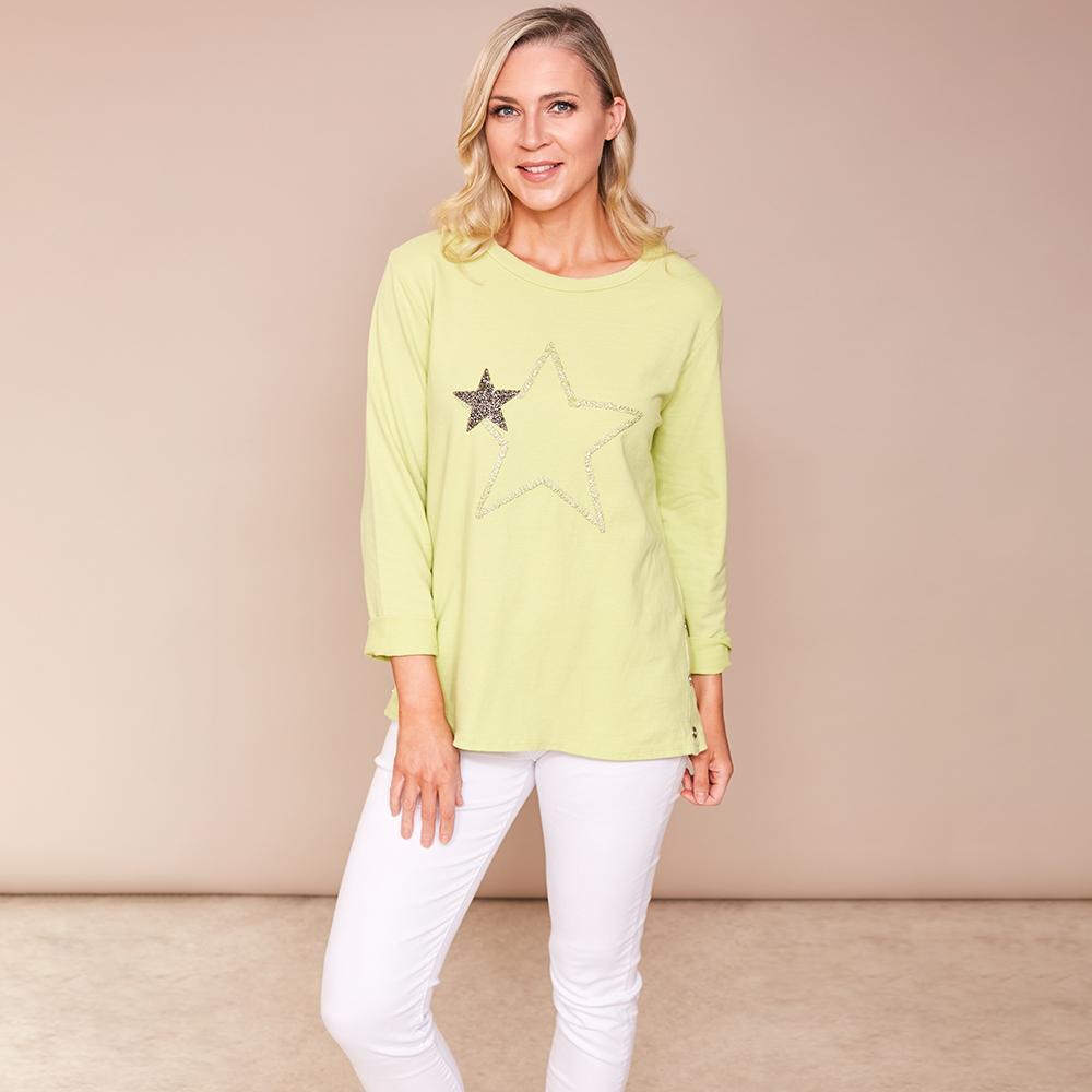 Sophia Star Top (Apple green)