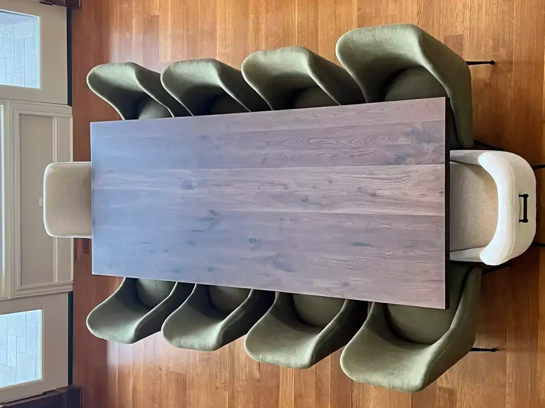 live edge river dining table