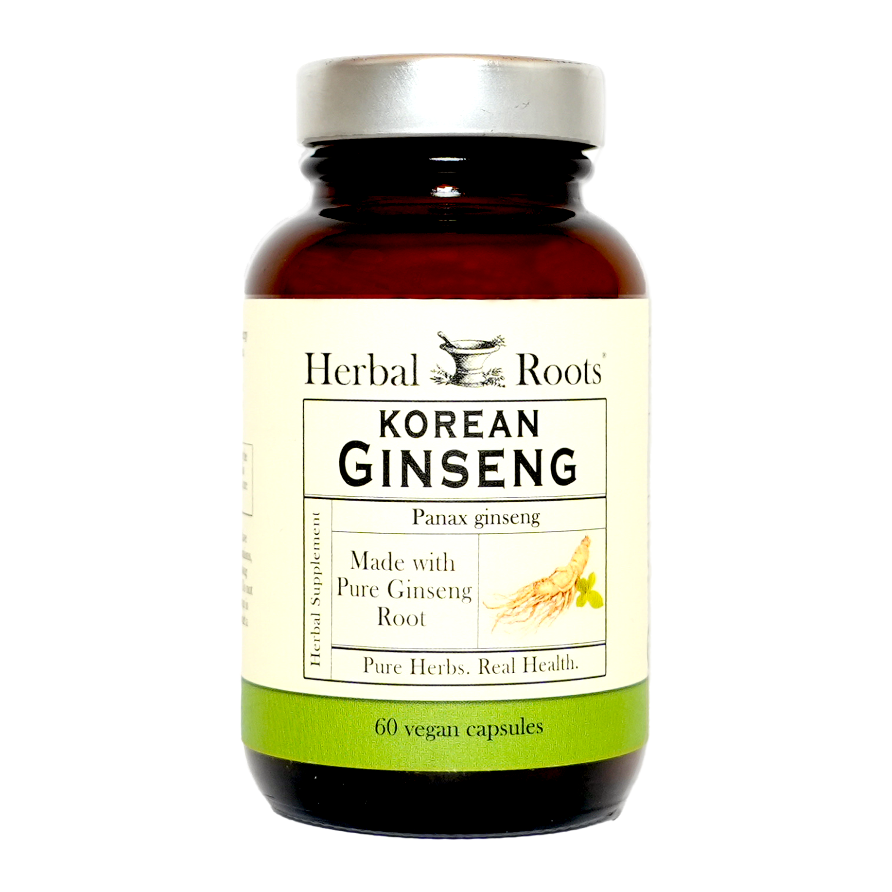 Herbal Roots Ginseng bottle