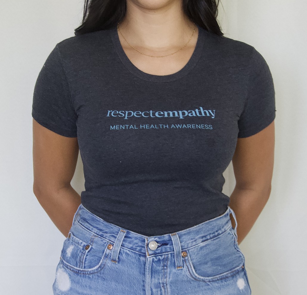 RespectEmpathy Mental Health Awareness Womens Tshirt_Involvd Social Advocacy Clothing Brand