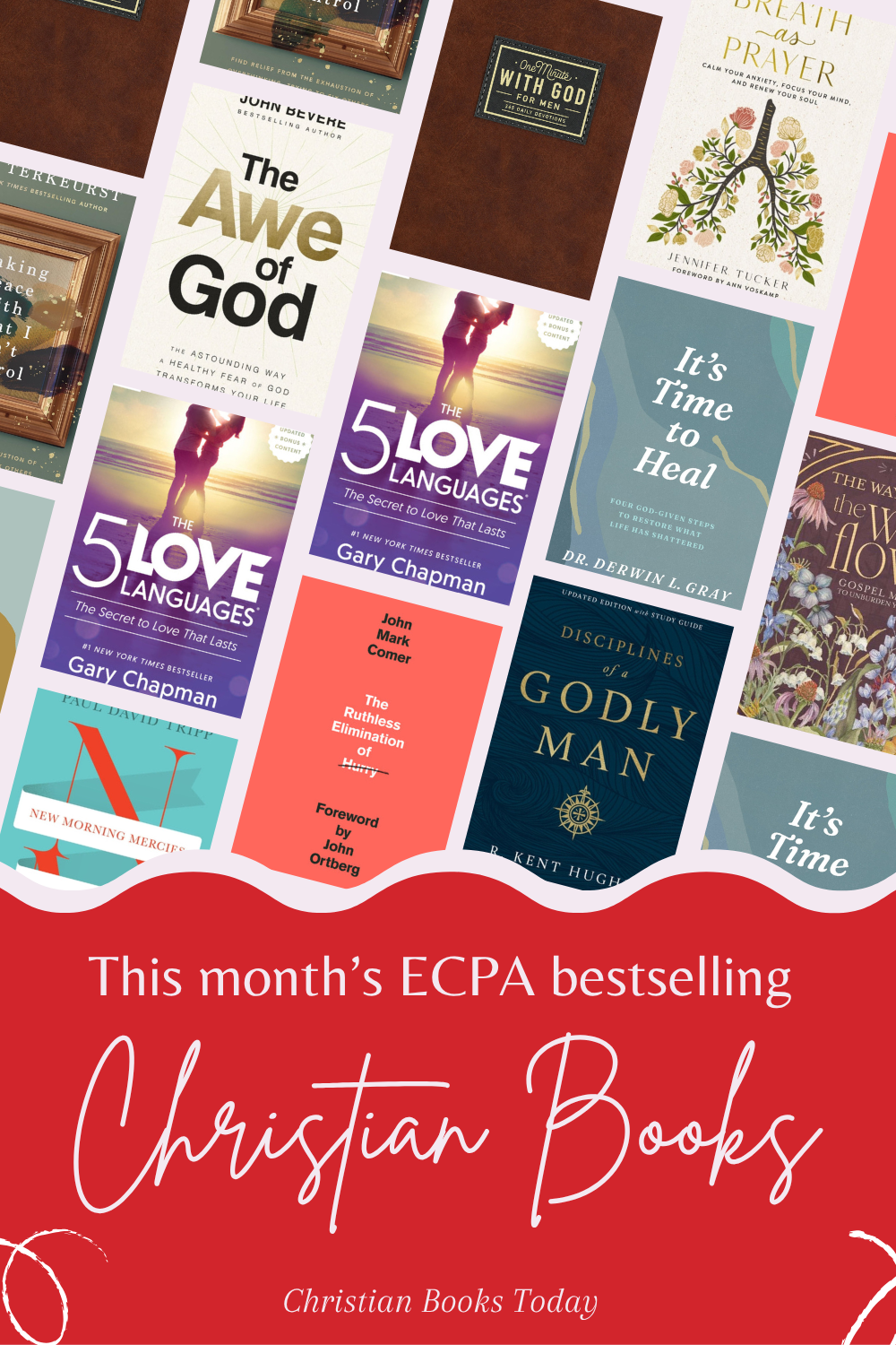 October ECPA bestselling Christian books, with covers of the twelve books featured in this post.