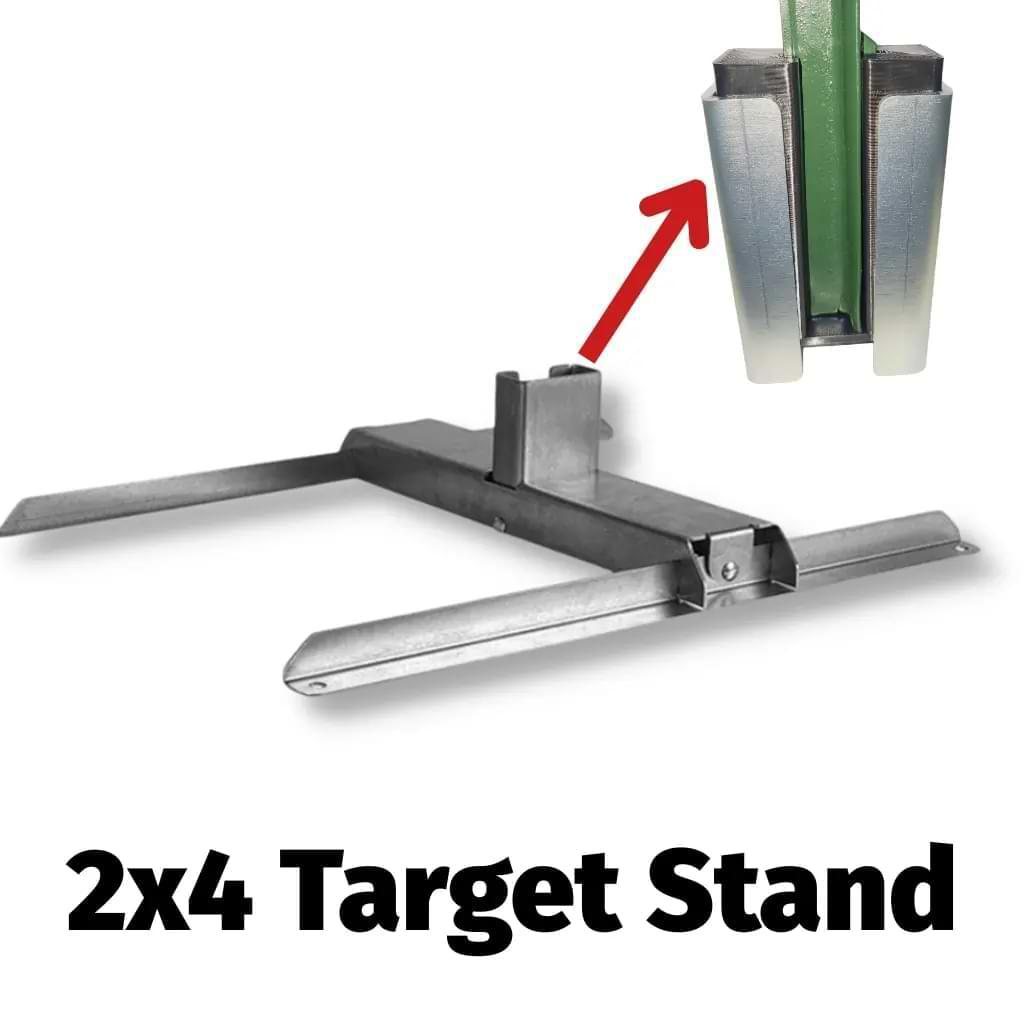 Steel target stand H base with adapter
