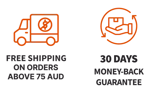 Not Tested on Animals, Vegan, 30-Day Money Back Guarantee badges 2