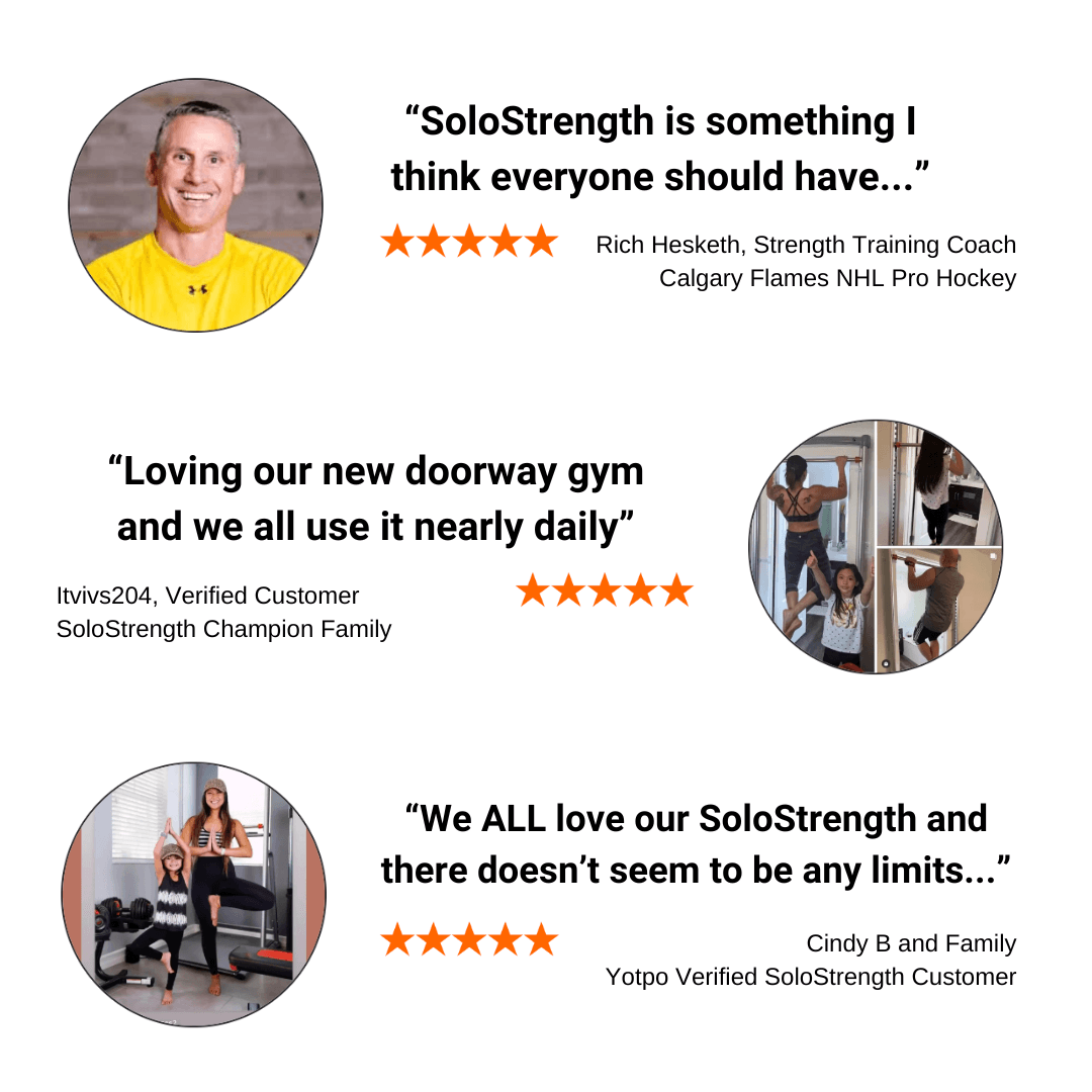 customer reviews for SoloStrength wall gym home exercise equipment