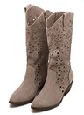 Martina - Women calf knee high boots - Reindeer Leather