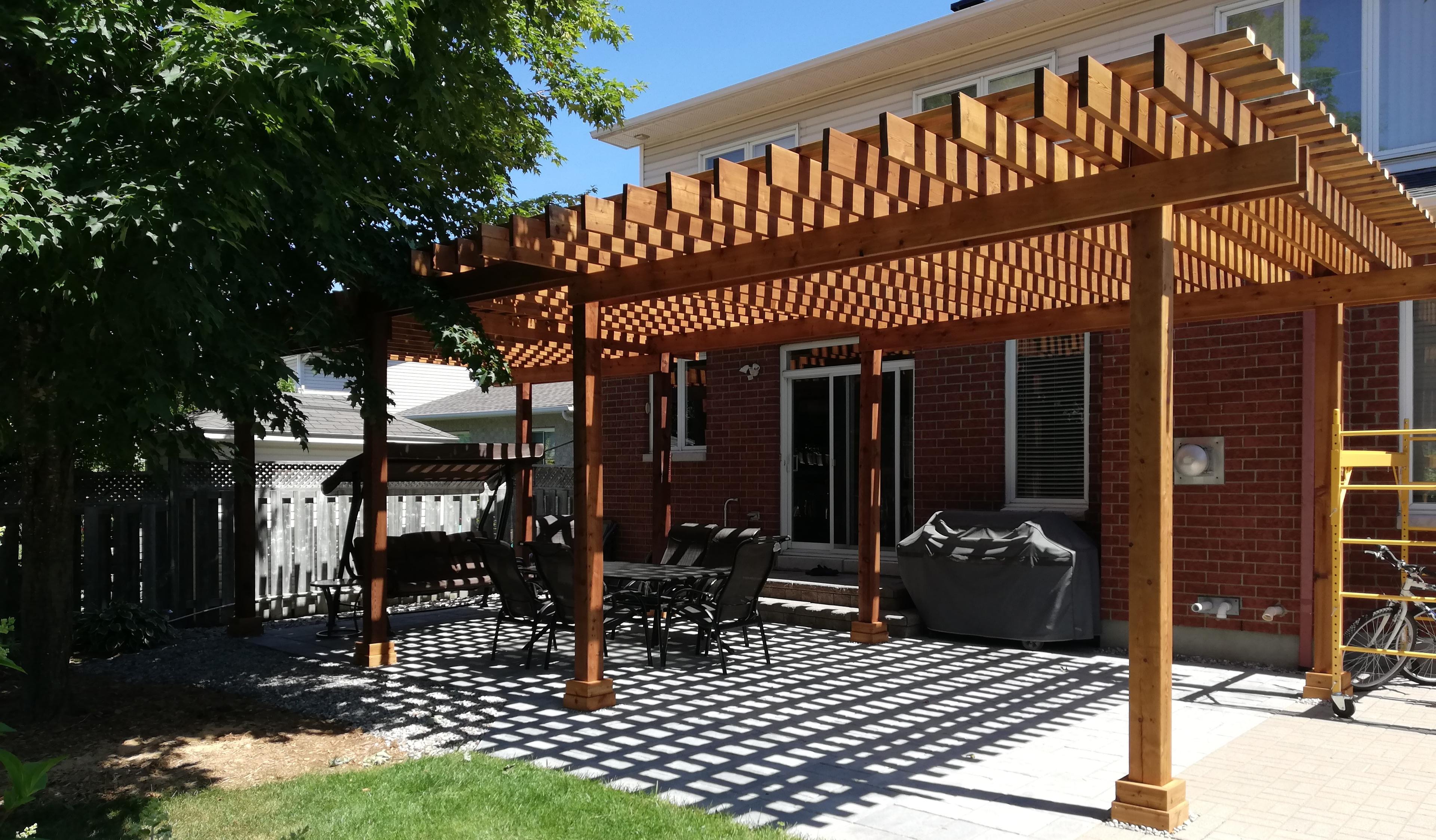 Mel Chaar's DIY Pergola