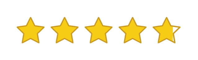 4.8 star reviews