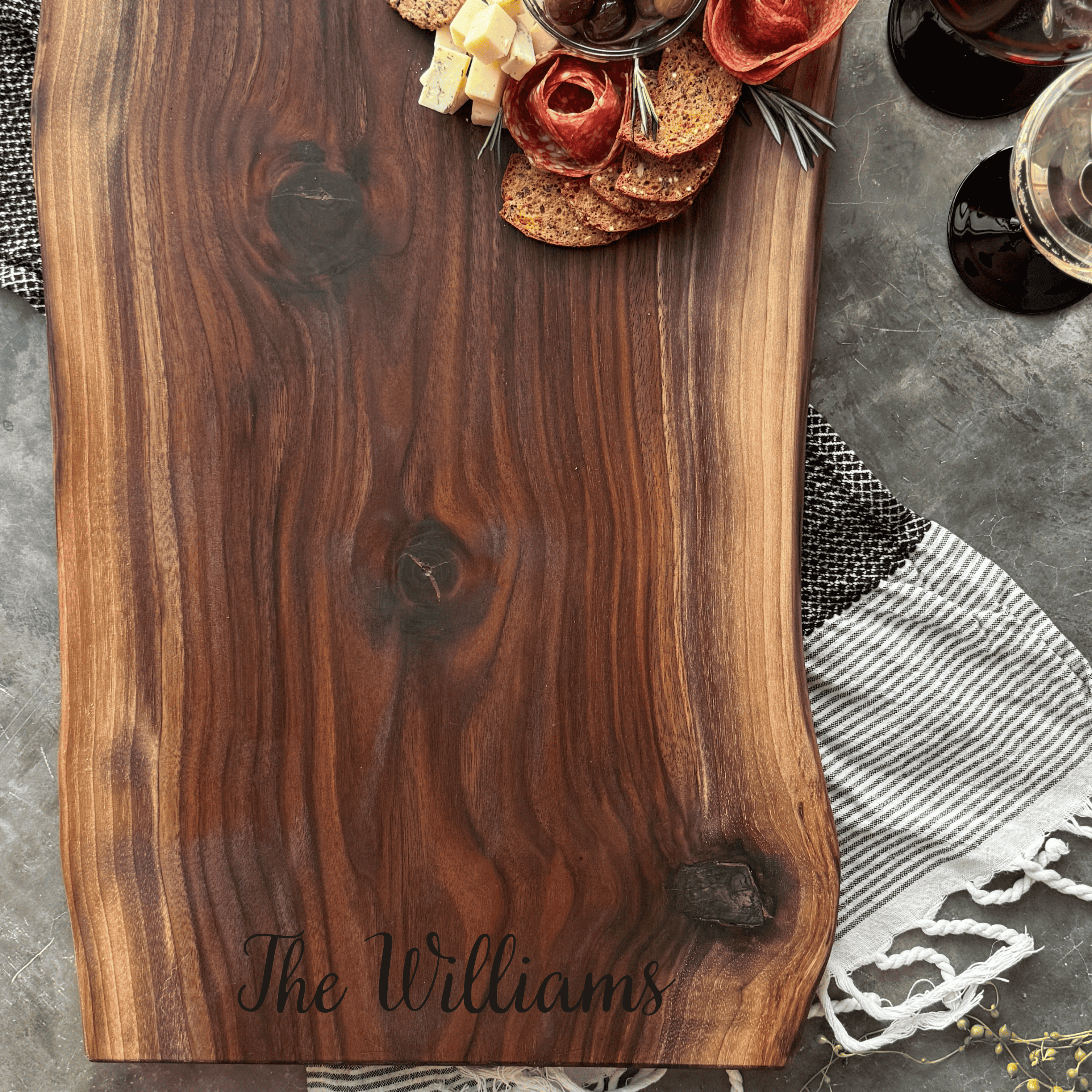 Live Edge Charcuterie Boards