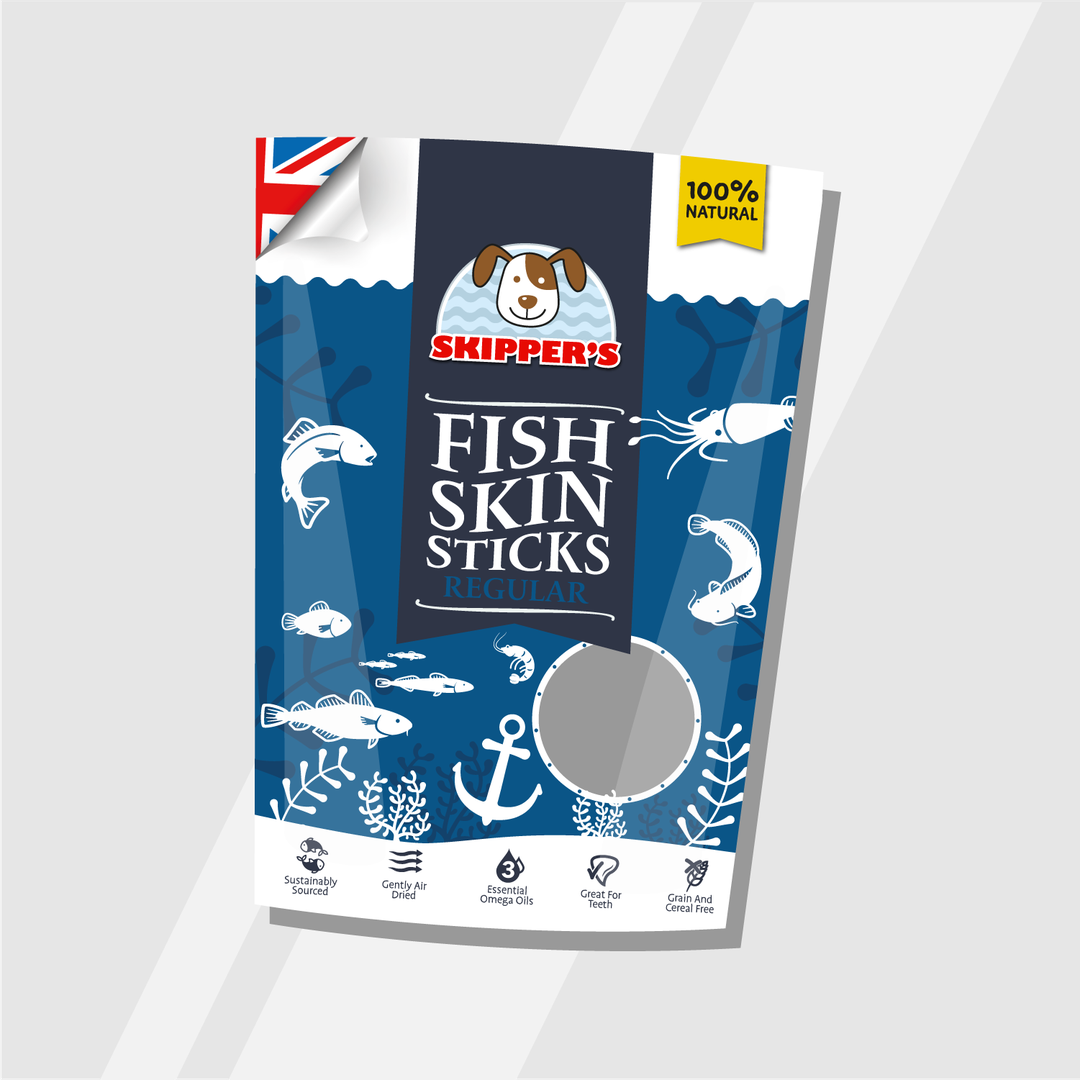 Fish Skin Throw Sticks Skippers Pet Products