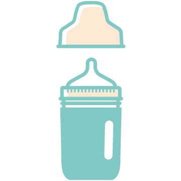 click on plastic cap