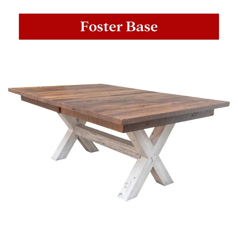 Foster X-Shaped Farmhouse Table Base