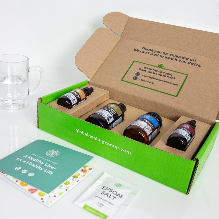 Global Healing Liver Cleanse Program Open Box