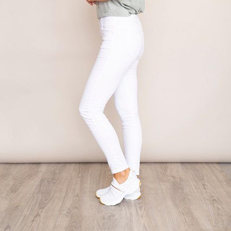 Stretch Waist Cotton Trouser