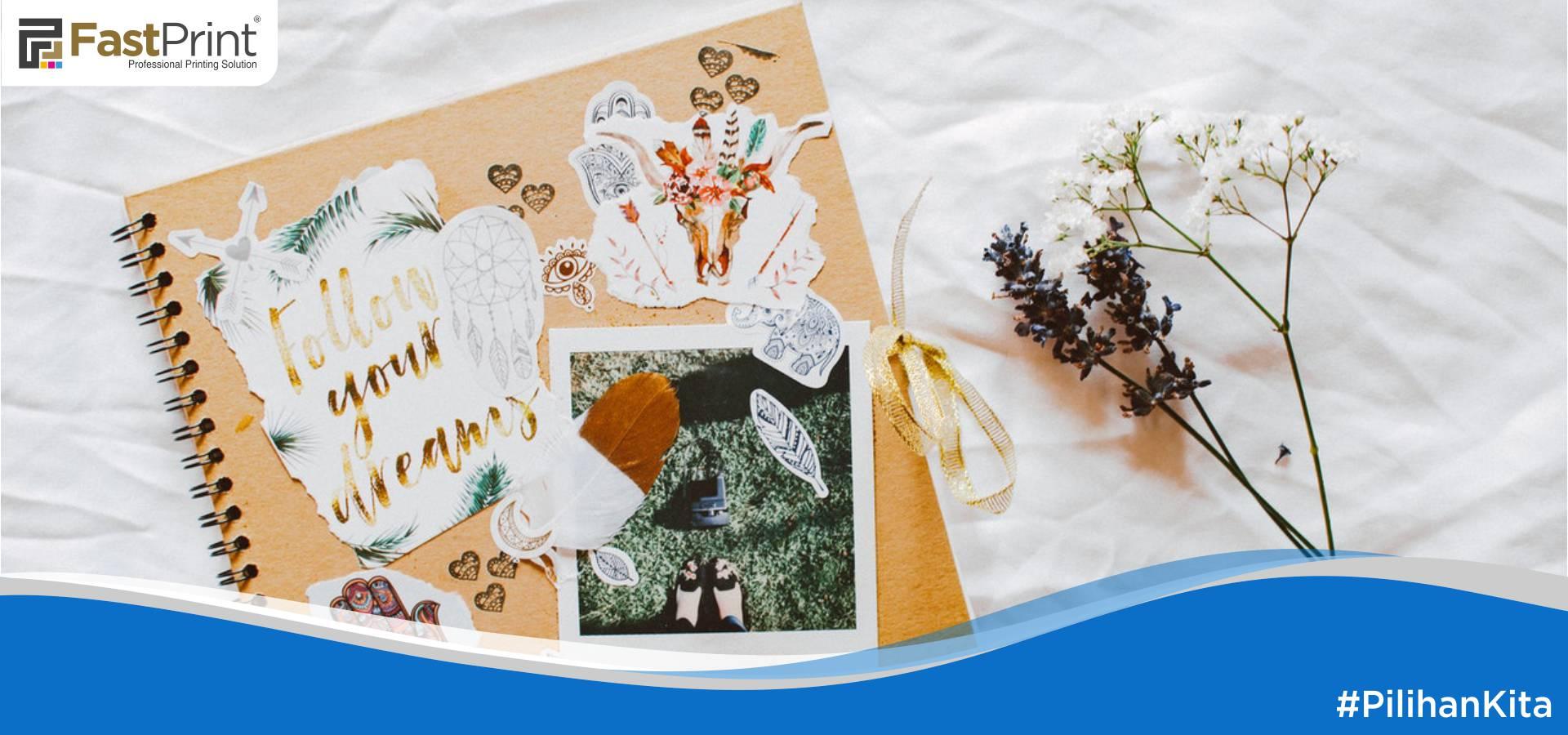 tata letak scrapboo, cara membuat scrapbook