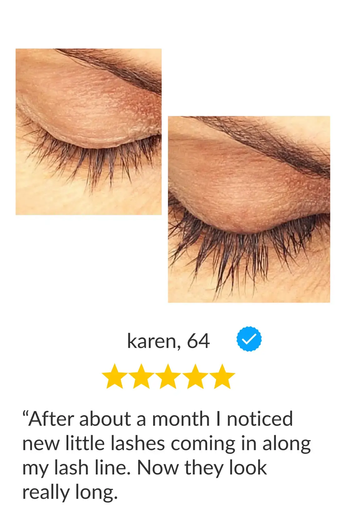 picture before and after eyelashes, after lashes appear longer