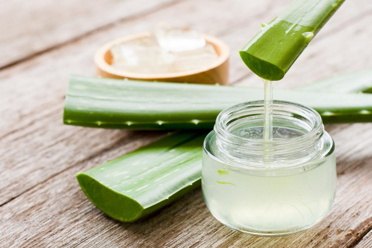 aloe vera gel.