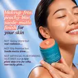 Makeup-free, peachy-blur, suede-matte finish for your skin