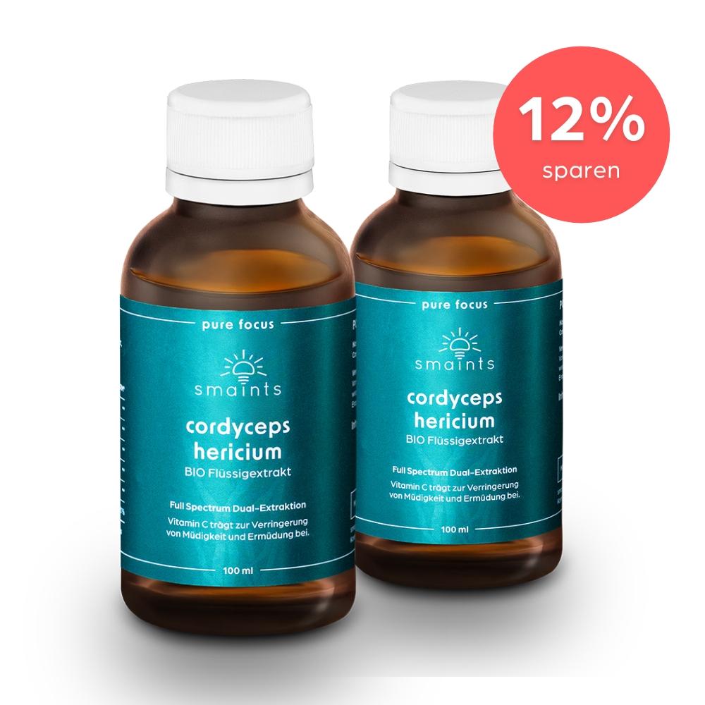smaints Pure Focus Flüssigextrakt mit Cordyceps und Hericium L_P