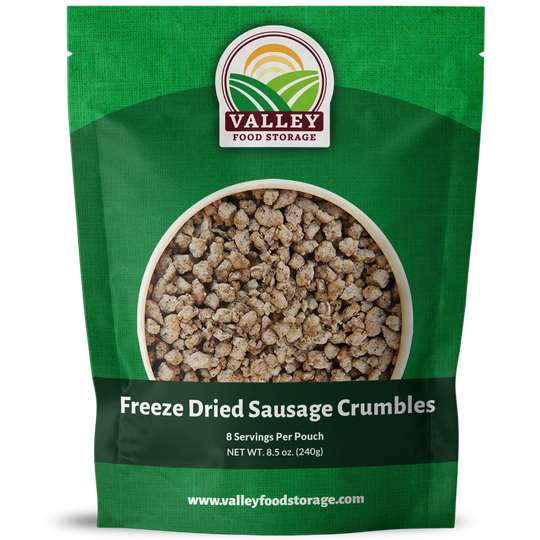 Premium Freeze-Dried Meat Bucket - Chicken/Beef/Sausage - Valley Food ...