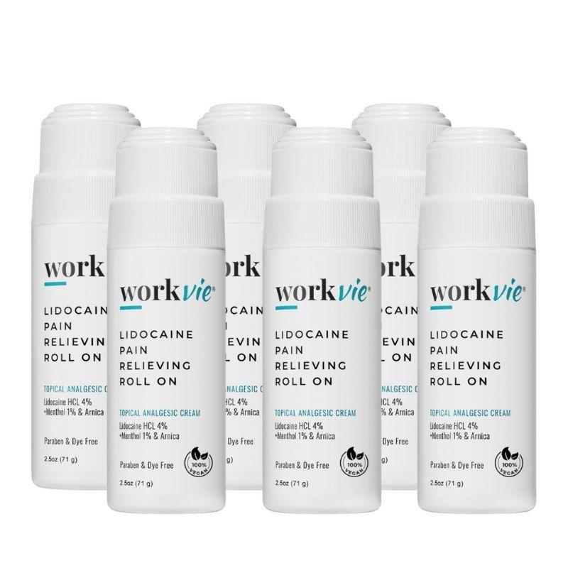 Workvie Lidocaine Roll On with Menthol & Arnica Offer