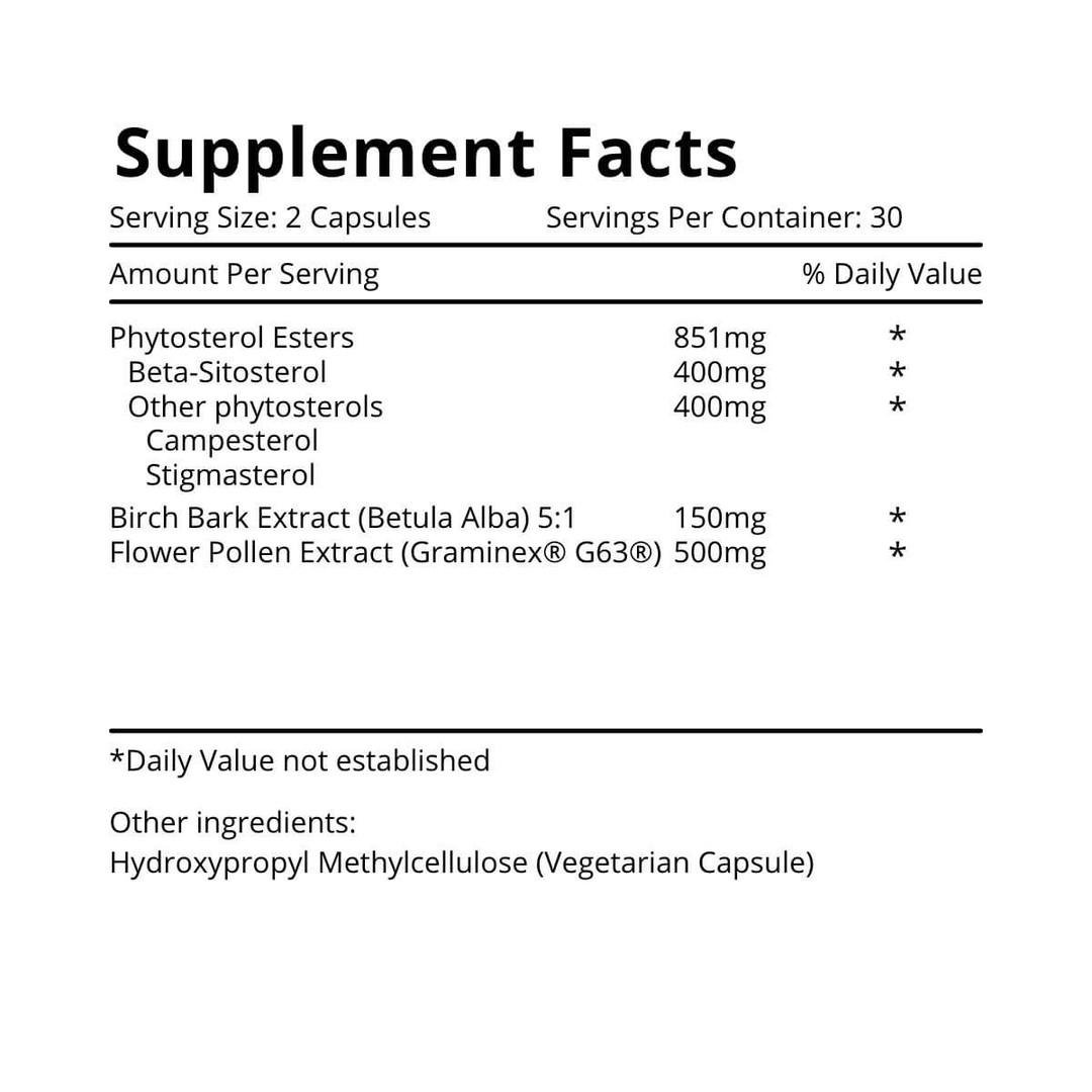 Offstate Supplement Facts Panel
