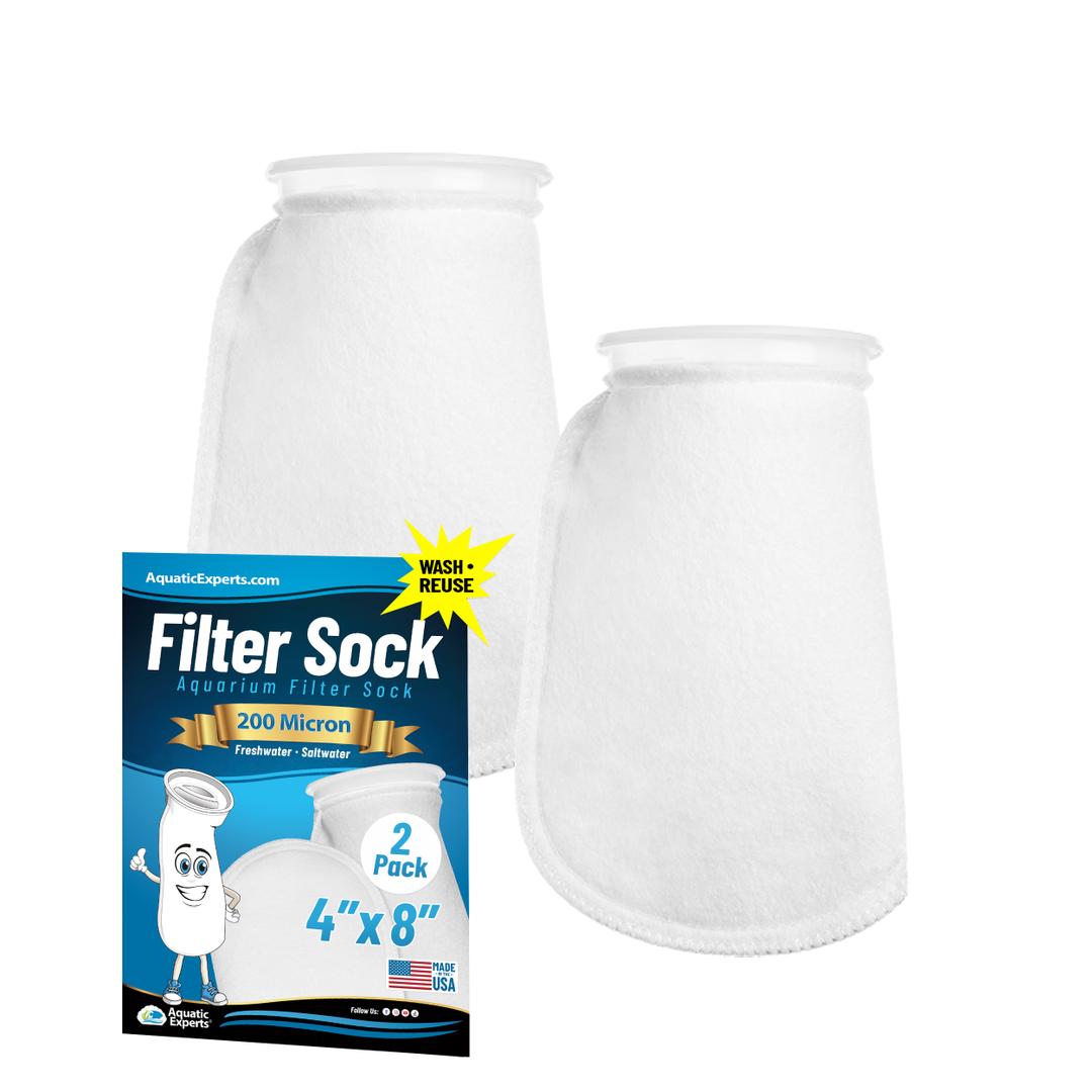 Aquatic Experts 4 inch 200 micron filter socks