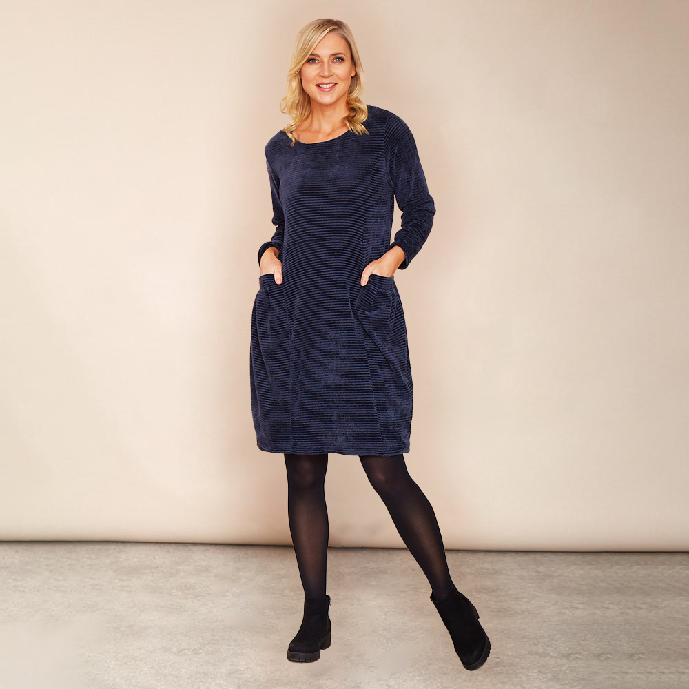 Tessa Dress (Navy)