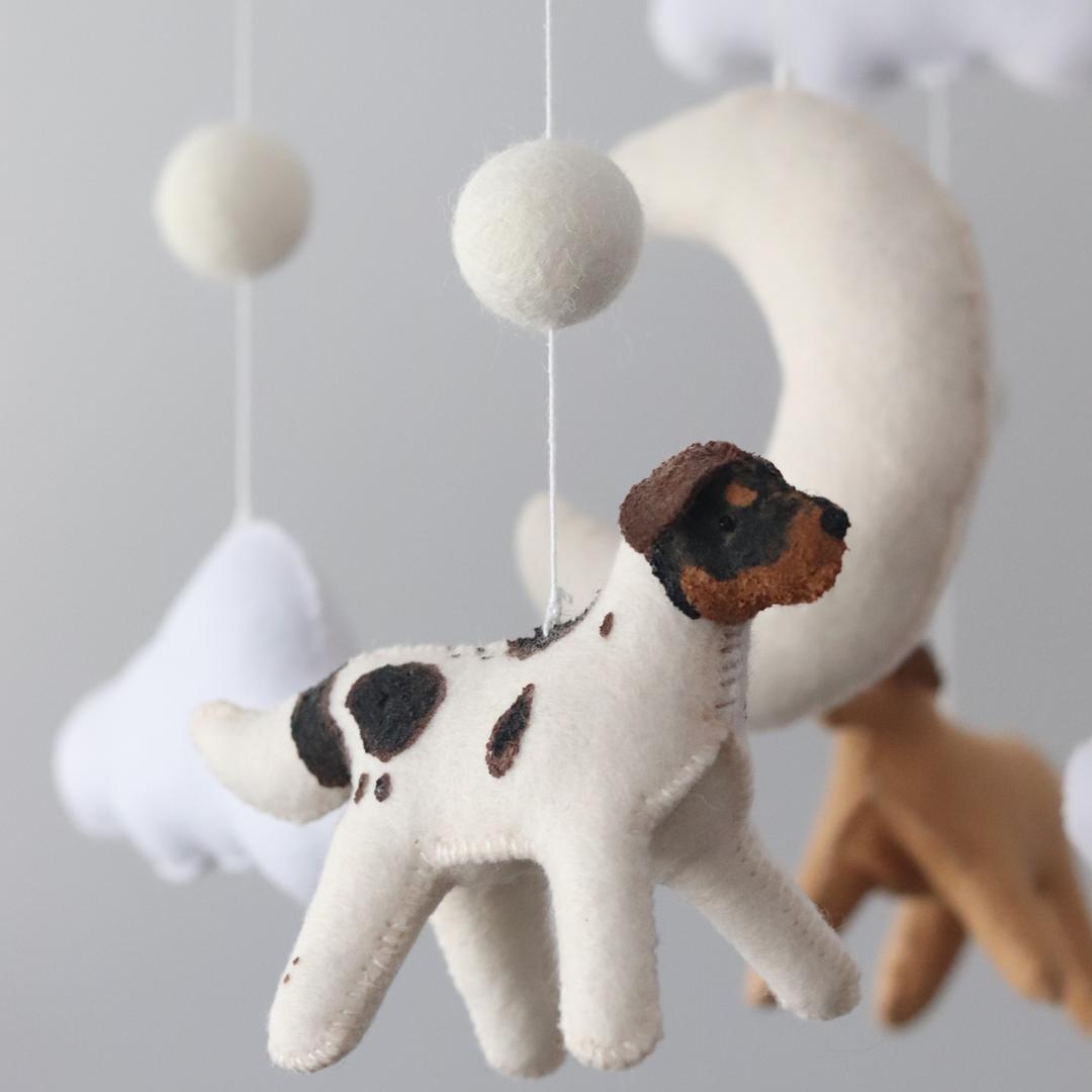 Custom Dog Baby Mobile