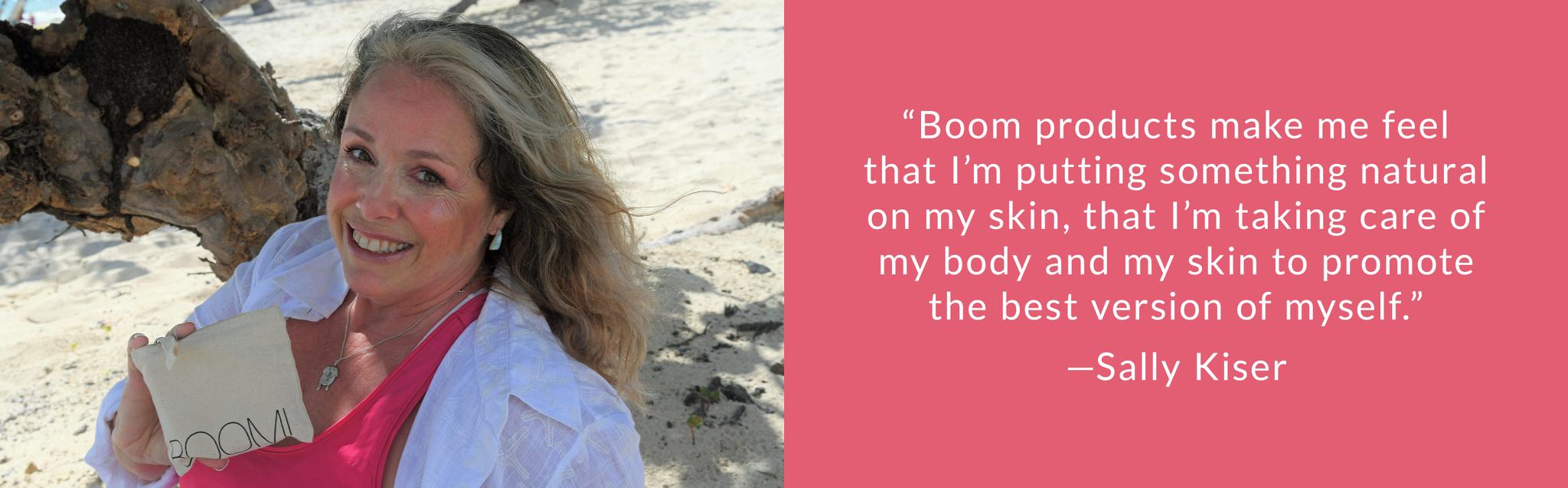 sally's skincare routine