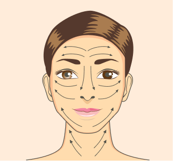 Woman applying serum 3