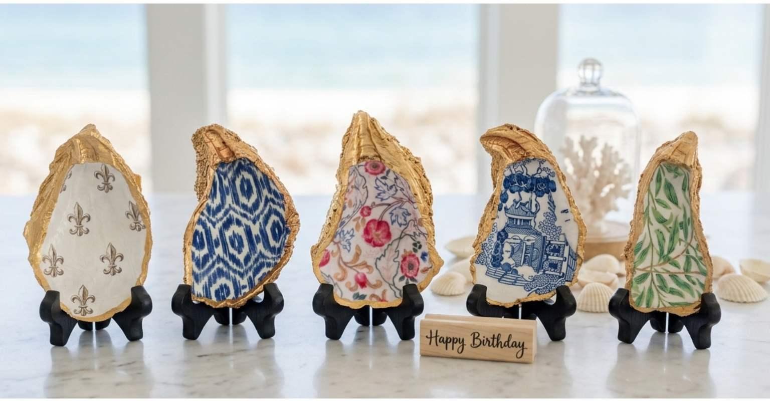 Oyster Shell Art by Classic Legacy