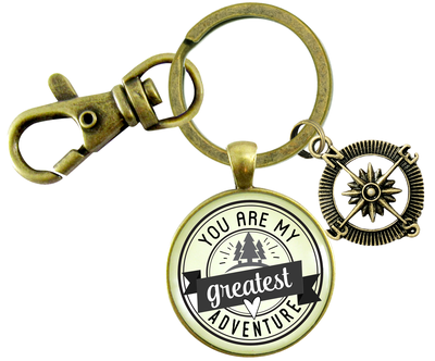 YOU ARE MY GREATEST ADVENTURE KEYCHAIN