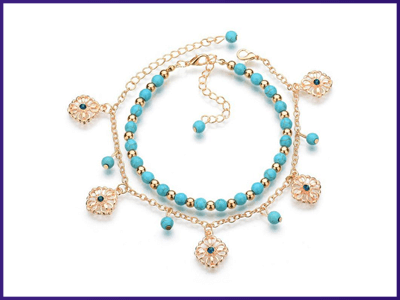  Entwined Silver Metal Bracelet & Necklace